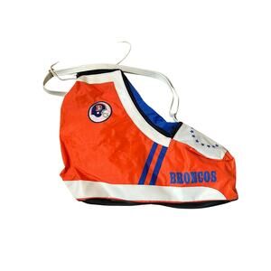 Vintage 80s Denver Broncos Zip Up Boot Bag VTG